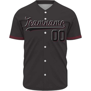 Nueva Camiseta de Béisbol Unisex con Nombre del Equipo Impreso en Impresión Digital, 100% Poliéster, Transpirable, Ecológica, de Secado Rápido e Impermeable - Product Image 4