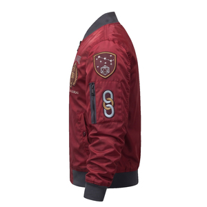 OEM Custom Manufacturer Bomber <b>Jackets</b> Men Embroidered Patch Full <b>Zip</b> <b>Up</b> <b>Jackets</b> Cotton Polyester Shell Material Winter <b>Jacket</b> - Product Image 3