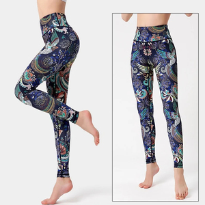 Leggings de sport pour femme à taille haute avec poches, effet ventre plat, extensibles dans les 4 sens, sans couture, prix de gros - Product Image 2