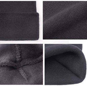 Gorro de punto acogedor con puño ancho, gorro de invierno de tela elástica, fabricante de gorros para exteriores, gorro cálido de invierno, gorro informal. - Product Image 4