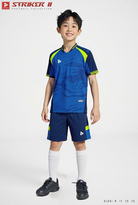 Ensemble de maillots de football personnalisés, séchage rapide, respirant, uniforme d'équipe de football, adultes, enfants, fabricant OEM ODM, Striker II JP 100% - Product Image 5