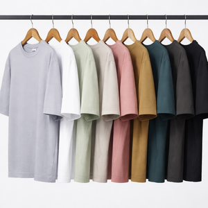 Camiseta de Cuello Redondo para Hombre, 100% Algodón, Talla Grande, Manga Corta, Ecológica, Transpirable, 220g, Alta Calidad - Product Image 6