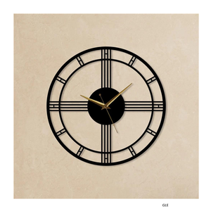 Standard Metal Iron <b>Wall</b> <b>Clock</b> Roman Number Attractive Decal Home Decorative <b>Wall</b> <b>Clock</b> Attractive Design <b>Wall</b> <b>Clock</b> - Product Image 4