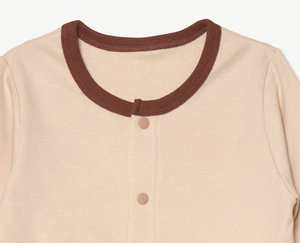 JALBEBE Set Loungewear Unisex con Bottoni, Maniche Lunghe, Morbido a Costine, 100% Cotone, Due Pezzi, Per Tutte le Stagioni, Ingrosso, Top e Pantaloni per Neonati - Product Image 6