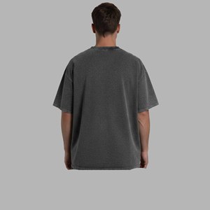 Camisetas Oversize para Hombre, Nueva Colección, Hombros Caídos, 100% Algodón Grueso, Diseño con Letras, para Verano - Product Image 6