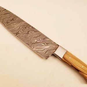 Couteau de cuisine haut de gamme, couteau de chef professionnel en acier inoxydable pour trancher, hacher, couper en dés la viande, les légumes, les fruits et les herbes - Product Image 5