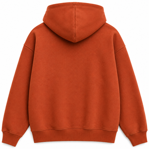 Sweat-shirt à capuche coupe classique pour homme, couleur unie, 100% coton molletonné, design décontracté avec poche, écologique, respirant, séchage rapide, 500g - Product Image 3