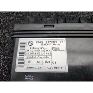 ECU และโมดูลคอมพิวเตอร์มือสองสำหรับรถยนต์ซีรีส์ 5 รุ่น 6135917606901 - Product Image 2