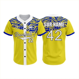 Custom <b>Baseball</b> Team Jersey Set Four-Way Stretch Quick Dry Breathable Fabric Sublimated Uniform Summer Bulk Wholesale Supply - Product Image 6