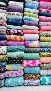 New Updated 100% Cotton Printed <b>Fabric</b> <b>for</b> Dresses Kurtis Shirts Home Furnishing & DIY Sewing Projects - Product Image 2