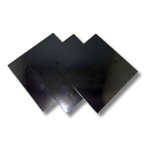 Square Metallized Eco-Friendly Recycled Materials <b>Paper</b> Sheets Black White Solid Color <b>Pattern</b> Food Grade Non-Stick Surface - Product Image 3