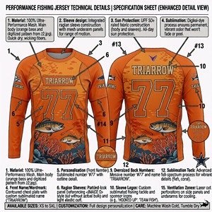 Nueva Llegada, Camisetas de Pesca de Secado Rápido, Transpirables, Resistentes al Viento, Estampadas, de Manga Larga, Diseño Personalizado, con Capucha y Cubre Rostro - Product Image 2
