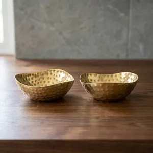 Premium <b>Hammered</b> Brass Tea Light <b>Holder</b> Decorative Votive Candle <b>Holder</b> Traditional Brass Home Decor for Tabletop and Events - Product Image 5