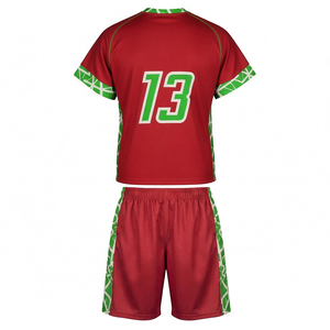 Maillot et short de lacrosse 100 % polyester pour adultes, design unique 2026, col en V, respirant, uniforme de lacrosse - Product Image 3