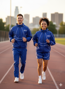 Rexfit Sports Breathable Nylon Mens Sports Windbreaker Set <b>Reflective</b> <b>Running</b> <b>Jacket</b> and Shorts - Product Image 2