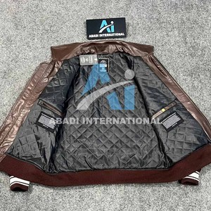 Veste en cuir Avirex USA pour homme, veste de pilote en cuir naturel, cuir de qualité supérieure, vestes Avirex disponibles dans toutes les tailles et couleurs pour homme - Product Image 3