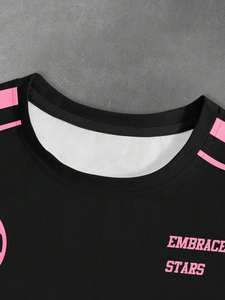 T-shirt de sport unisexe surdimensionné en maille avec imprimé graphique, style streetwear, tendance 2026, personnalisable, vente en gros, fournisseur en vrac - Product Image 4