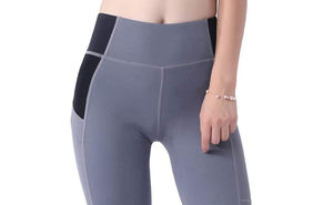 Pantalones Elásticos de Montar a Caballo con Bolsillos, Leggings Cómodos para Mujer con Asiento de Silicona Antideslizante - Product Image 4