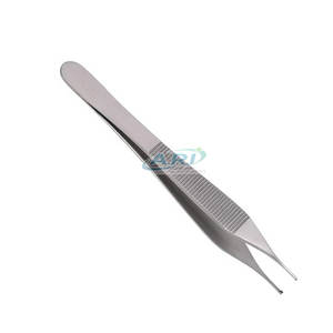 Instrumentos de Precisión de Acero Inoxidable, Pinzas Adson de Acero Inoxidable, Pinzas Quirúrgicas Médicas para Clínica - Product Image 3