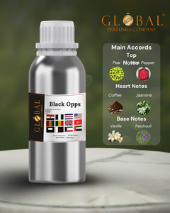 Aceite de Fragancia Negro GLOBAL PERFUMES COMPANY, Esencia de Perfume de Larga Duración para Hombres y Mujeres, Cuidado Personal, Creación de Aromas Personalizados - Product Image 1