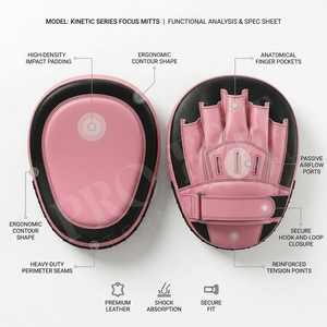 รับผลิตถุงมือฝึกซ้อมแบบ Private Label สำหรับมวยและ MMA ซับแรงกระแทกได้ดี จับกระชับมือ มีช่องสำหรับนิ้ว และแผ่นรองรับแรงกระแทกที่ทนทาน - Product Image 2