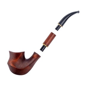 Pipa de Fumar de Madera de Lujo Hecha a Mano, Pipa de Tabaco de Madera de Alta Calidad, Pieza Decorativa de Colección Vintage a un Precio Accesible - Product Image 4