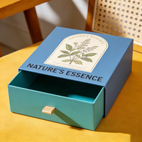 Boîte cadeau en carton rigide noir, personnalisée, écologique, simplifiée, petite, imprimée, avec poignée, pour bijoux et souvenirs