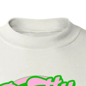 Sudadera de cuello redondo con estampado 'White Pretty Girl Vibes', de manga larga, puños acanalados, informal, de forro polar para mujer, para uso diario y estilo urbano - Product Image 2