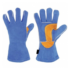 Gants de soudure en cuir de vachette résistant à l'abrasion, résistants à la chaleur et aux étincelles, durables, pour la lutte contre les incendies et la boulangerie - Product Image 1