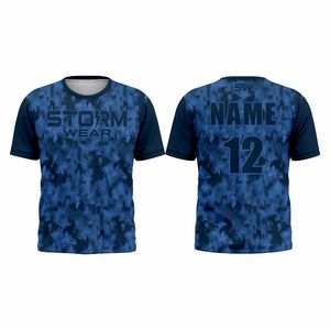T-shirt de sport Dry Fit à sublimation, maillot de course personnalisé à manches courtes en polyester pour équipes de football, t-shirt de sport à sublimation - Product Image 6