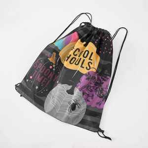 Mochila Personalizada con Cordón de Poliéster Suave, con Logotipo, Impermeable, para Viajes, Deportes, Gimnasio, Bolsa con Cordón, Impresión Personalizada - Product Image 3