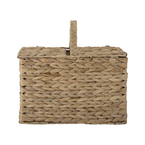 Water Hyacinth Wicker Picnic <b>Basket</b> with Lid <b>Gift</b> <b>Baskets</b> for <b>Easter</b>, Weddings, Garden and Home Decor from Vietnam - Product Image 2