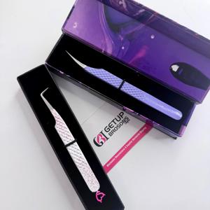 Pinzas para Pestañas con Logotipo Personalizado, Recubrimiento en Polvo Premium, Pinzas de Aislamiento de 90 Grados, Fabricante de Pinzas para Pestañas - Product Image 5