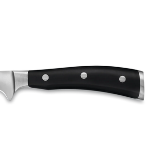 Cuchillos profesionales para filetear, hoja curva afilada de acero inoxidable con mango de triple remache negro y tapa de metal para filetear pescado - Product Image 5