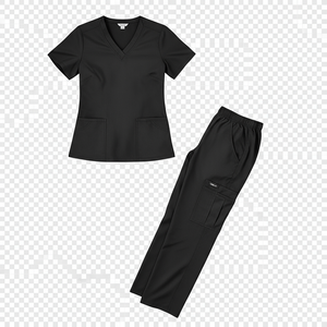 Nouvelle conception de tenues médicales unisexes pour infirmières, uniformes d'hôpital en tissu polyester Dobby, détection des aiguilles, fusion sans couture - Product Image 5
