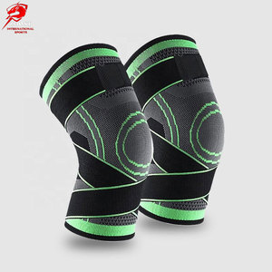 Sangles de genou de haute qualité, support ergonomique, ajustement durable et réglable, tissu respirant pour la performance athlétique et le confort pendant l'entraînement - Product Image 1
