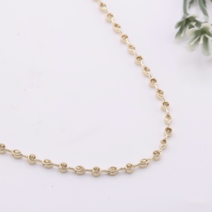 Collier TULSIYA JEWELS en or jaune avec diamants de laboratoire marquise alternés, élégant, classique, serti clos, personnalisable - Product Image 3