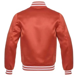 High Quality GOLDEN ATTIRE Men's Bomber Winter Jacket with V-Neck Collar Front Logo Windproof & Breathable SATIN Fabric - Product Image 3