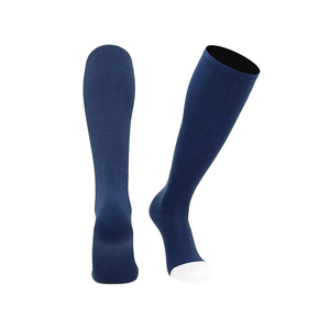 Chaussettes pour femmes en coton élasthanne/nylon de haute qualité, nouveau design, matériau personnalisé pour chaussettes de sport de couleur unie, vente en gros, avec revers, pour intérieur - Product Image 2