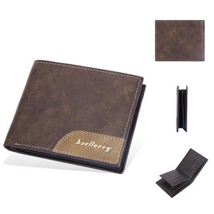 Mens Heat-Transfer Printed RFID <b>Slim</b> PU Leather Wallet Short Card Holder Coin <b>Purse</b> Needle-Detecting Vintage Business Clutch - Product Image 4