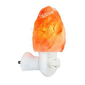 โคมไฟเกลือหิมาลัยคริสตัลพร้อมฐานไม้ โคมไฟเกลือหิมาลัยตกแต่ง - Product Image 3