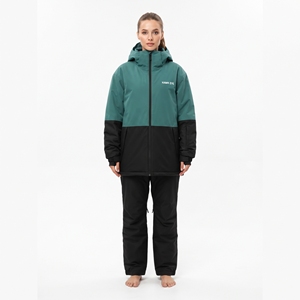 Chaqueta de Esquí Impermeable para Mujer Hawk Eye, con Capucha, Diseño de Bloques de Color, Aislamiento Sintético, para Invierno y Actividades al Aire Libre en la Nieve - Product Image 3
