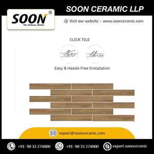 SOON CERAMIC LLP - Pisos de Vinilo con Diseño de Madera, Núcleo Rígido, Sistema de Bloqueo por Clic, Resistentes al Agua, para Uso en Interiores, Hogar y Oficina - Product Image 3