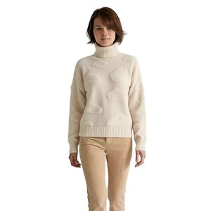 Cárdigan de Invierno para Mujer, Personalizado, con Cuello en V, Anti-Pilling, Jacquard, de Manga Larga, Tejido Cálido, Informal, de Nailon - Product Image 1