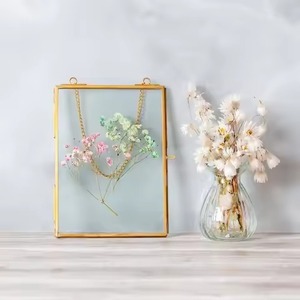 Luxury Design Metal Glass Photo <b>Frame</b> Wall Hanging <b>Picture</b> Holder Stylish Home Interior Decoration - Product Image 4