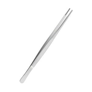 Pinzas DeBakey Atraumáticas de Acero Inoxidable, 200 mm, Rectas, Mandíbula de 2 mm, Instrumento Quirúrgico Manual para Tejido Cardiovascular, Juego con Certificación CE - Product Image 6