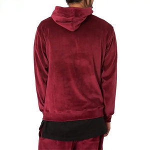 Productos de Tendencia 2025, Nuevas Llegadas, Conjuntos Deportivos de Terciopelo para Mujer, Sudaderas Cortas de Terciopelo, Pantalones, Conjuntos de 2 Piezas, Cintura Alta - Product Image 2