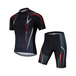 Ensemble de maillot de cyclisme personnalisé ASTURBAN WEAR, respirant, séchage rapide, coupe-vent, 180g, 100% polyester, écologique, OEM, shorts - Product Image 1