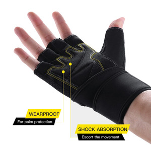 Gants de sport et de musculation fabriqués en usine, gants d'entraînement de gym, protection des mains avec logo personnalisé, gants et mitaines de musculation - Product Image 5