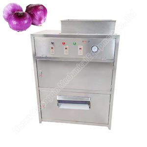 Éplucheur de pelage entièrement automatique et machine de coupe d'oignon - Product Image 5